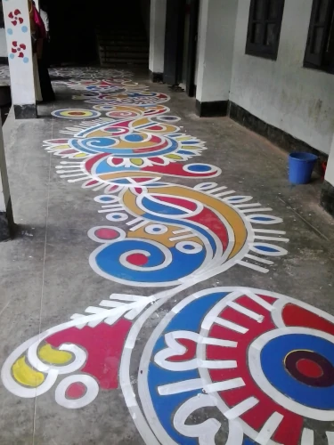Alpana- Floor Paintings