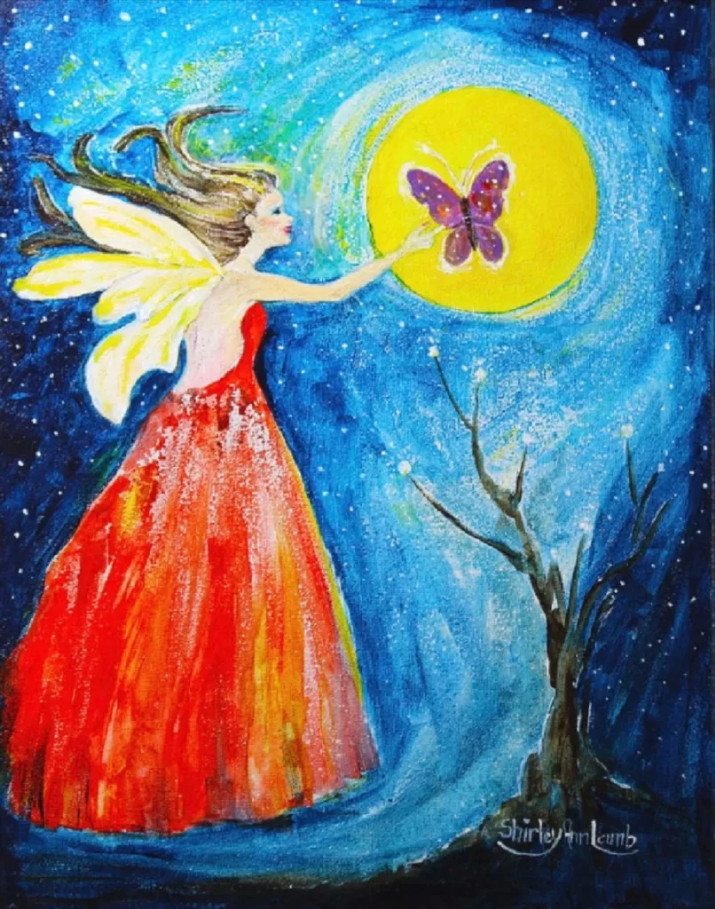 Shirley Lamb - Show of Kindness by a fairy.
