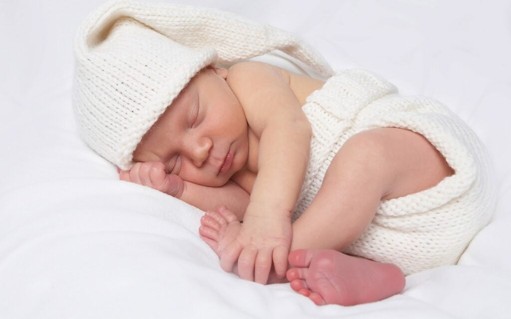 baby sleeping comfortably
