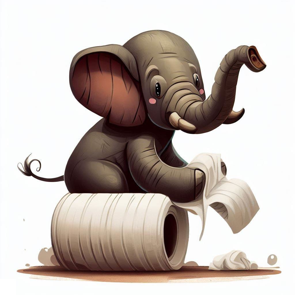 Elephant National Toilet Paper Day